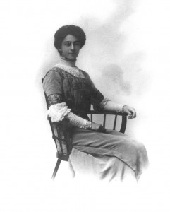 Annie Holmes Burtt as a younge woman